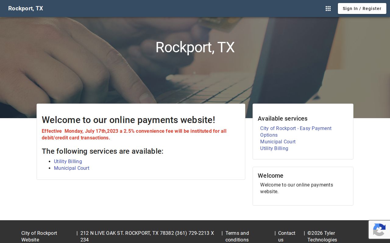 Aransas County Rockport court docket municipal portal